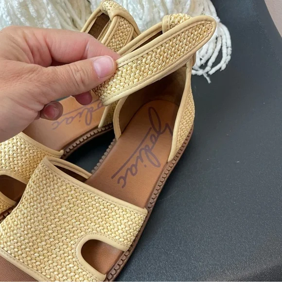 Zodiac Fran Raffia Sandals Size 8 - Picture 3 of 5